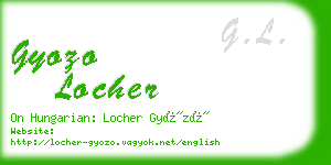 gyozo locher business card